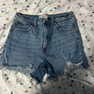 Abercrombie & Fitch Blue Jean Shorts